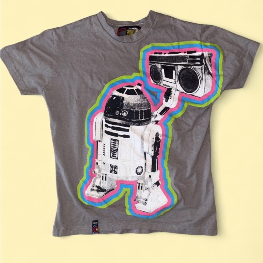 Rvolver R2-D2 Neon Youth Graphic Tee